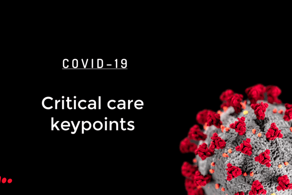 Critical Care key points för #covid19